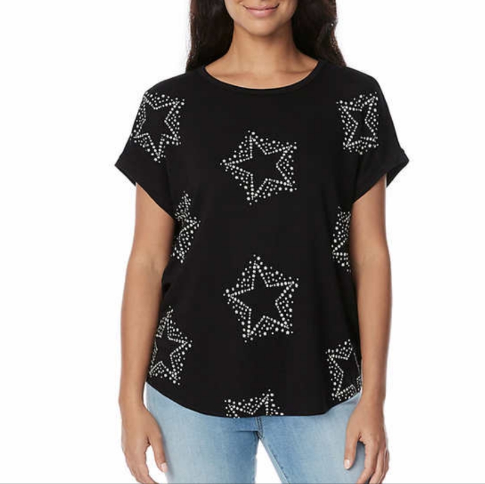 New Buffalo David bitton super soft lightweight French terry short sleeve top